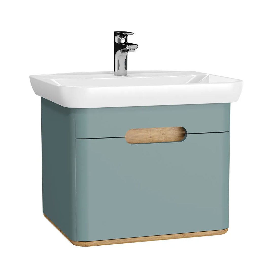 VitrA Sento 650mm Vanity Unit with 1 Drawer & Washbasin