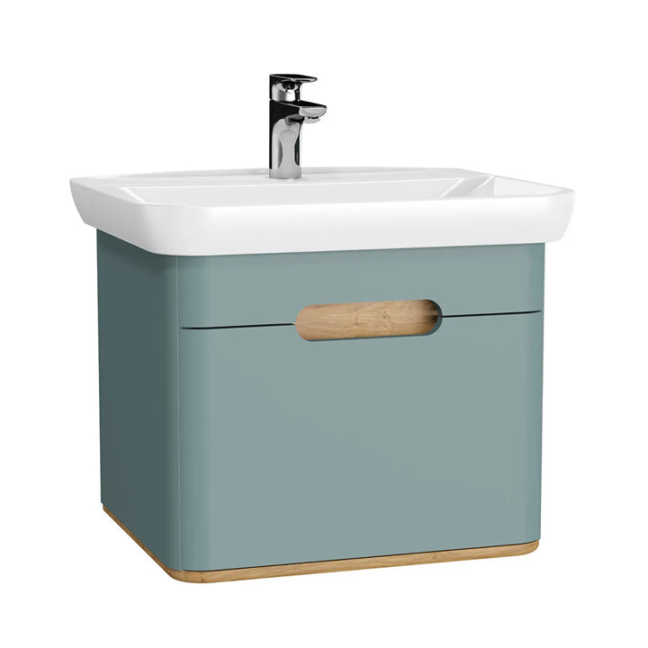VitrA Sento 650mm Vanity Unit with 1 Drawer & Washbasin