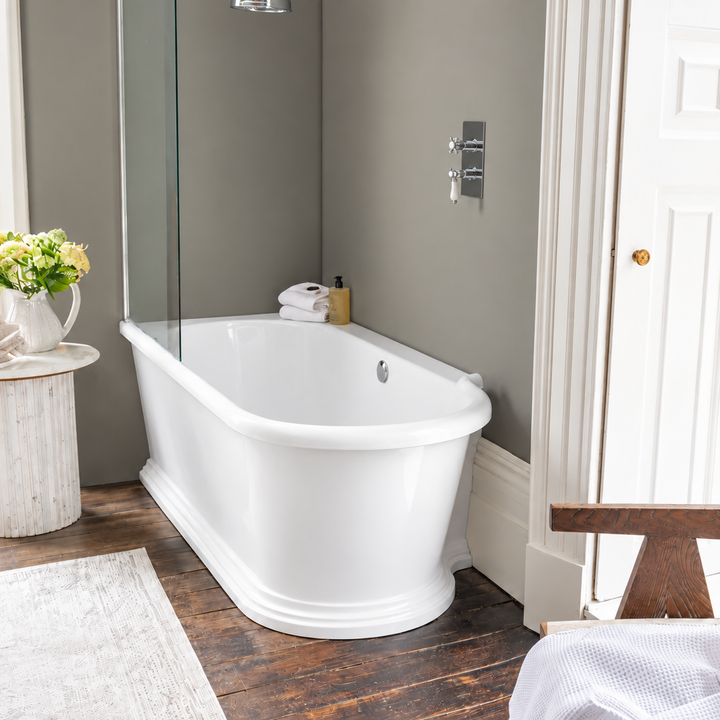 Waters Emma 1680mm Single Ended Shower Bath