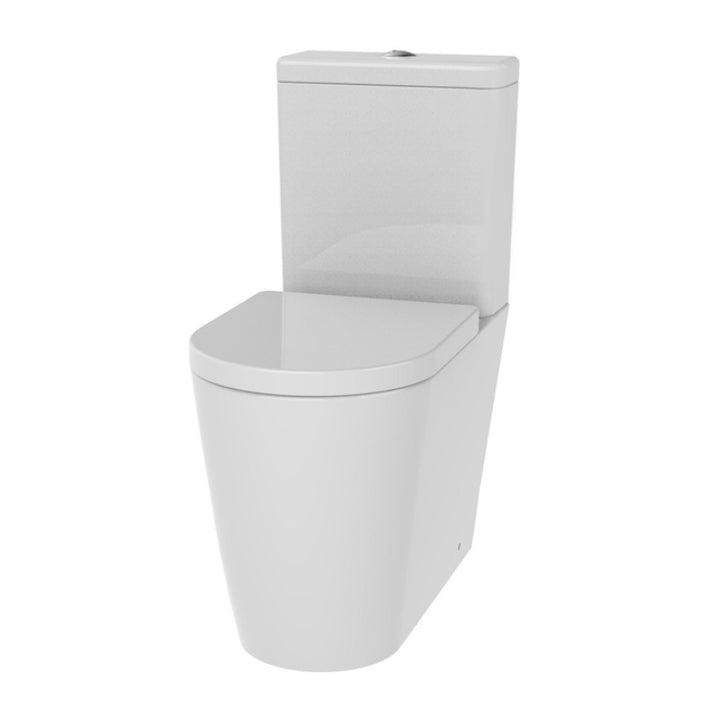 The White Space Lab Rimless Comfort Height Toilet & Soft Close Seat