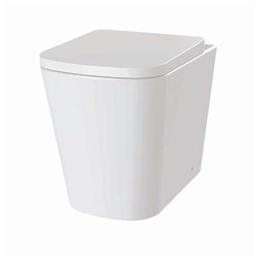 The White Space Anon Rimless Back To Wall Toilet & Soft Close Seat