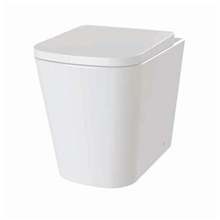 The White Space Anon Rimless Back To Wall Toilet & Soft Close Seat