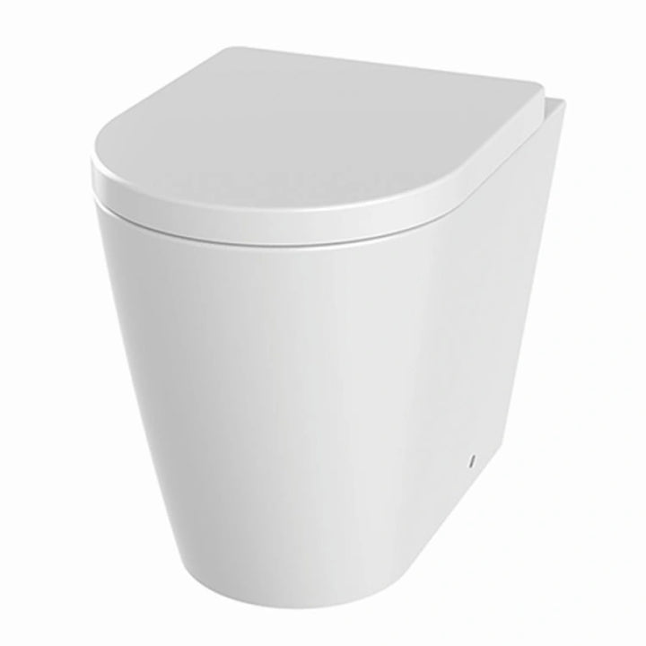 The White Space Lab Rimless Back To Wall Toilet & Soft Close Seat