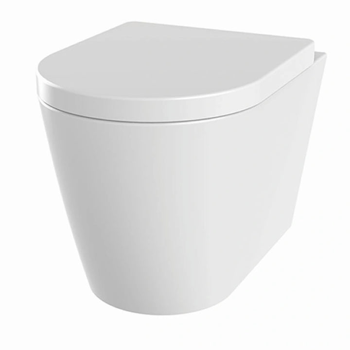 The White Space Lab Rimless Wall Hung Toilet & Soft Close Seat