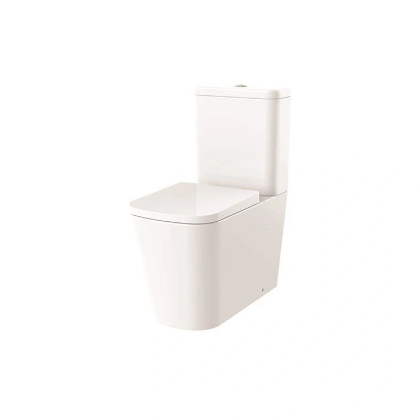 The White Space Anon Rimless Close Coupled Back To Wall Toilet & Soft Close Seat