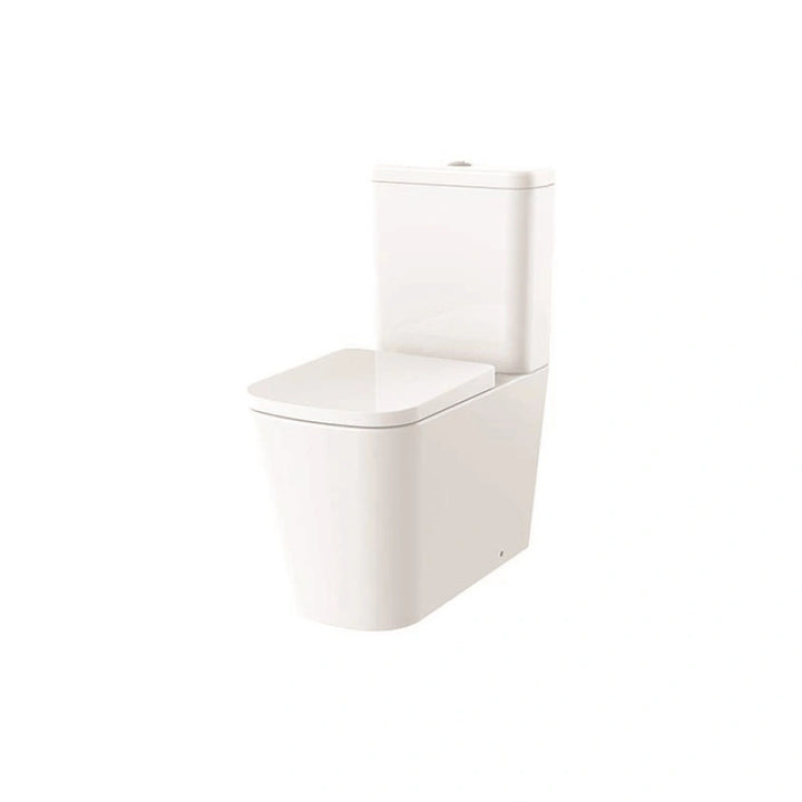 The White Space Anon Rimless Close Coupled Back To Wall Toilet & Soft Close Seat