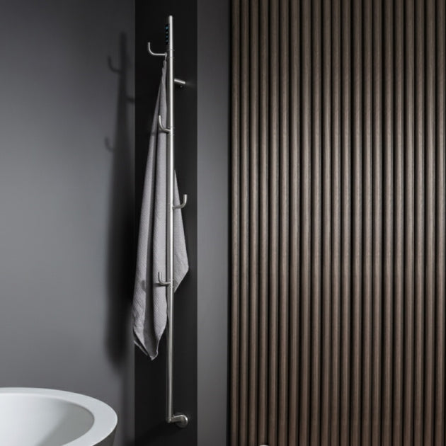 JTP Flo Electric Towel Rail 1661 x 182 In Chrome