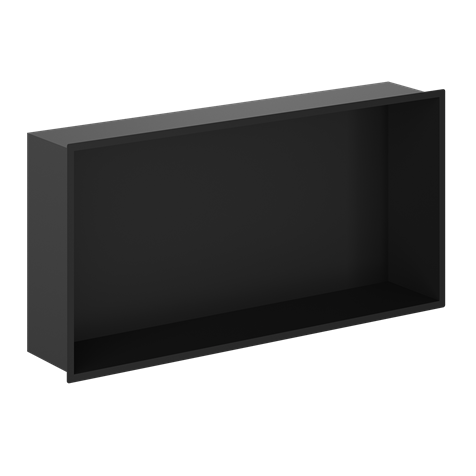 Crosswater Matt Black Shower Niche