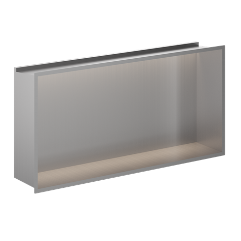 Crosswater Brushed Stainless Steel Shower Niche