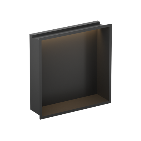 Crosswater Matt Black Shower Niche