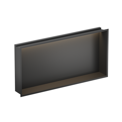 Crosswater Matt Black Shower Niche