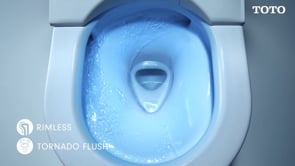 TOTO Washlet RW Rimless Back to Wall Toilet