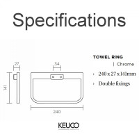 Keuco Moll Towel Ring
