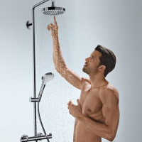 Hansgrohe Croma Select S 180 2 Jet Showerpipe Set