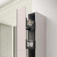 Geberit Acanto Tall Cabinet With Two Cargos