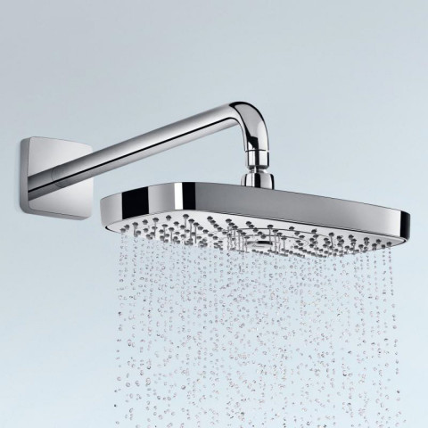 Hansgrohe Select E 300 2 Jet Overhead Shower & Arm Wall Mounted