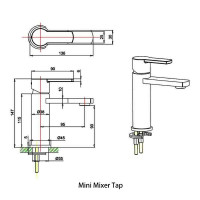 Crosswater Wisp Basin Mixer