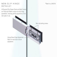 Matki Eauzone Plus Hinged Door With Hinge Panel & Inline Panel For Recess (EPI)