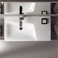 Geberit Xeno2 Offset 900mm Washbasin With Shelf Surface