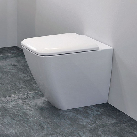 Geberit Icon Square Back To Wall Toilet Rimfree