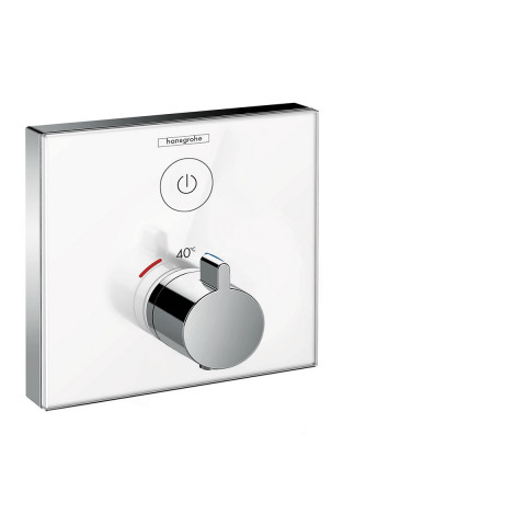 Hansgrohe ShowerSelect Glass Thermostatic Mixer 1 Outlet