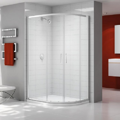 Ionic by Merlyn Express 2 Door Offset Quadrant Shower Enclosure