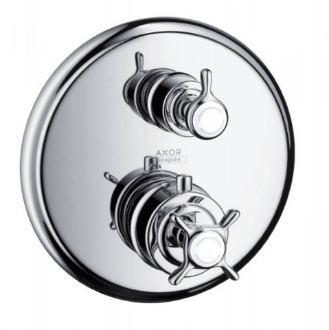 AXOR Montreux Thermostatic Shower Mixer With Shut Off Valve