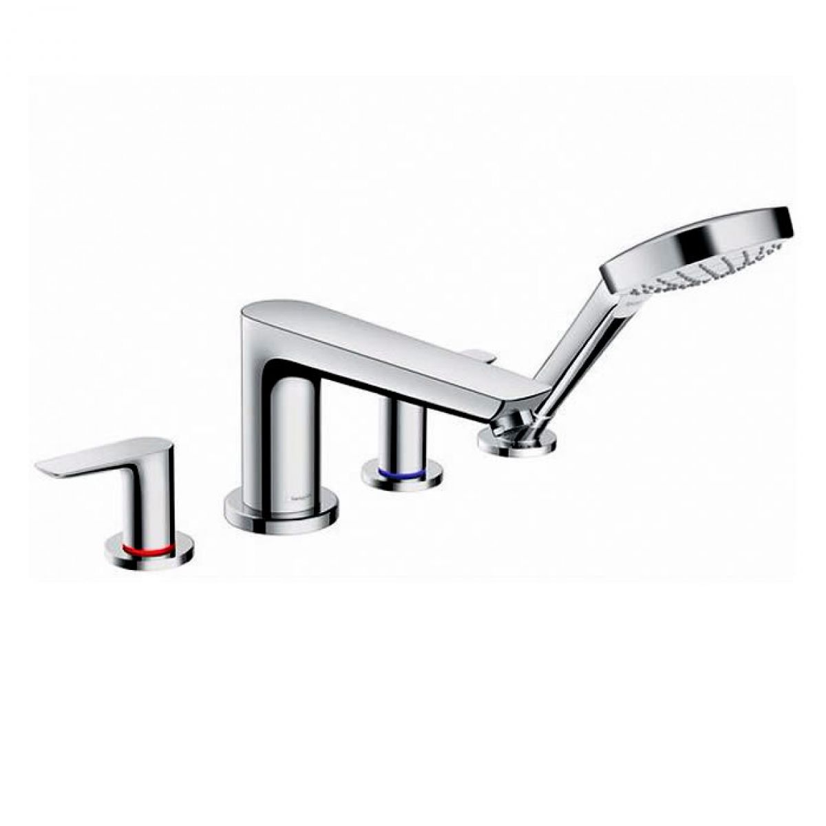 Hansgrohe Talis E 4 Hole Rim Mounted Bath Shower Mixer