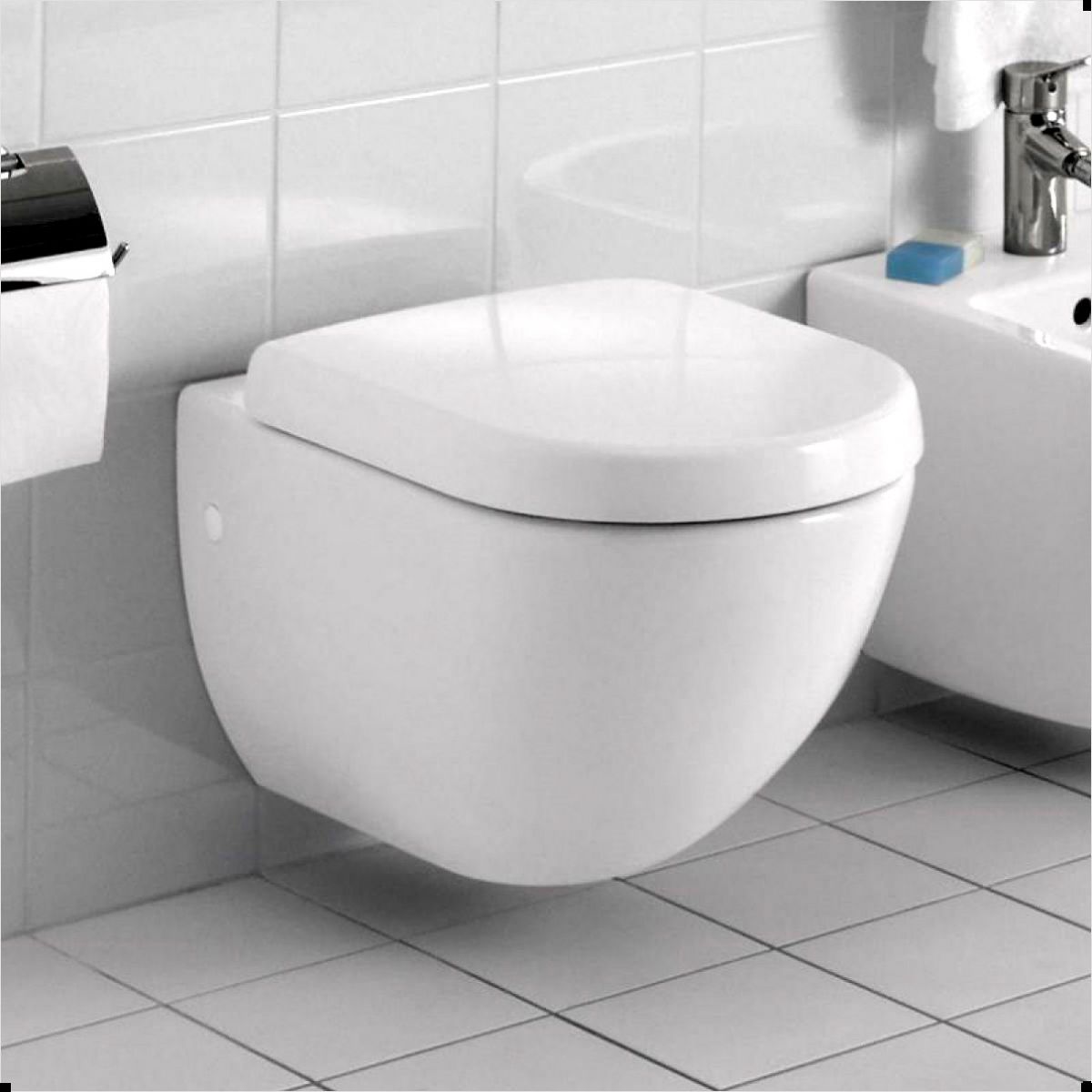 Abacus Bathrooms Simple Compact Wall Hung Toilet