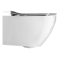 Crosswater Svelte Rimless Wall Hung Toilet