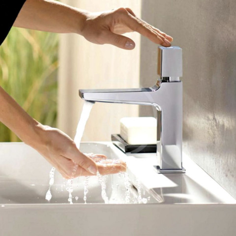 Hansgrohe Metropol Select 110 Basin Mixer With Push Open Waste