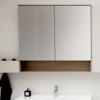 Geberit Acanto Two Door Mirror Cabinet With Lighting