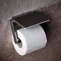Keuco Plan Toilet Paper Holder With Shelf