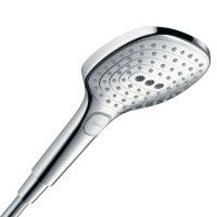 Hansgrohe Square Select Valve with Raindance 300 Overhead Shower and Select Rail Kit