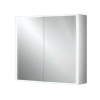 HIB Qubic 80 LED Aluminium Bathroom Cabinet