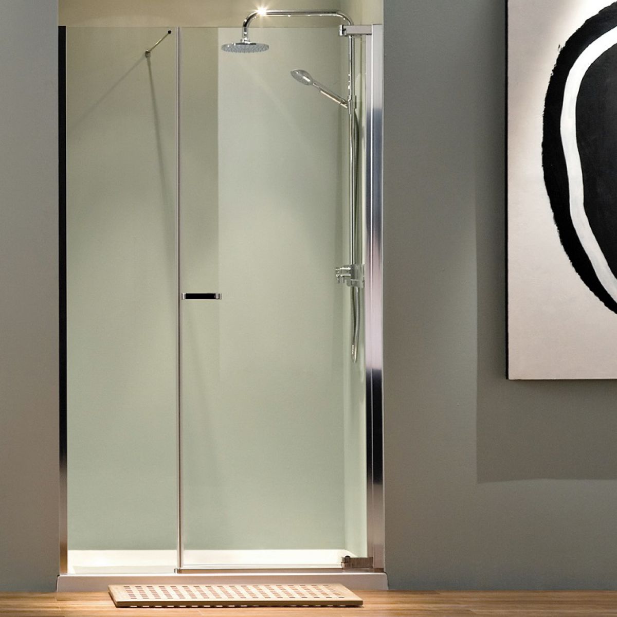 Matki Radiance 1200mm Pivot Inline Shower Door