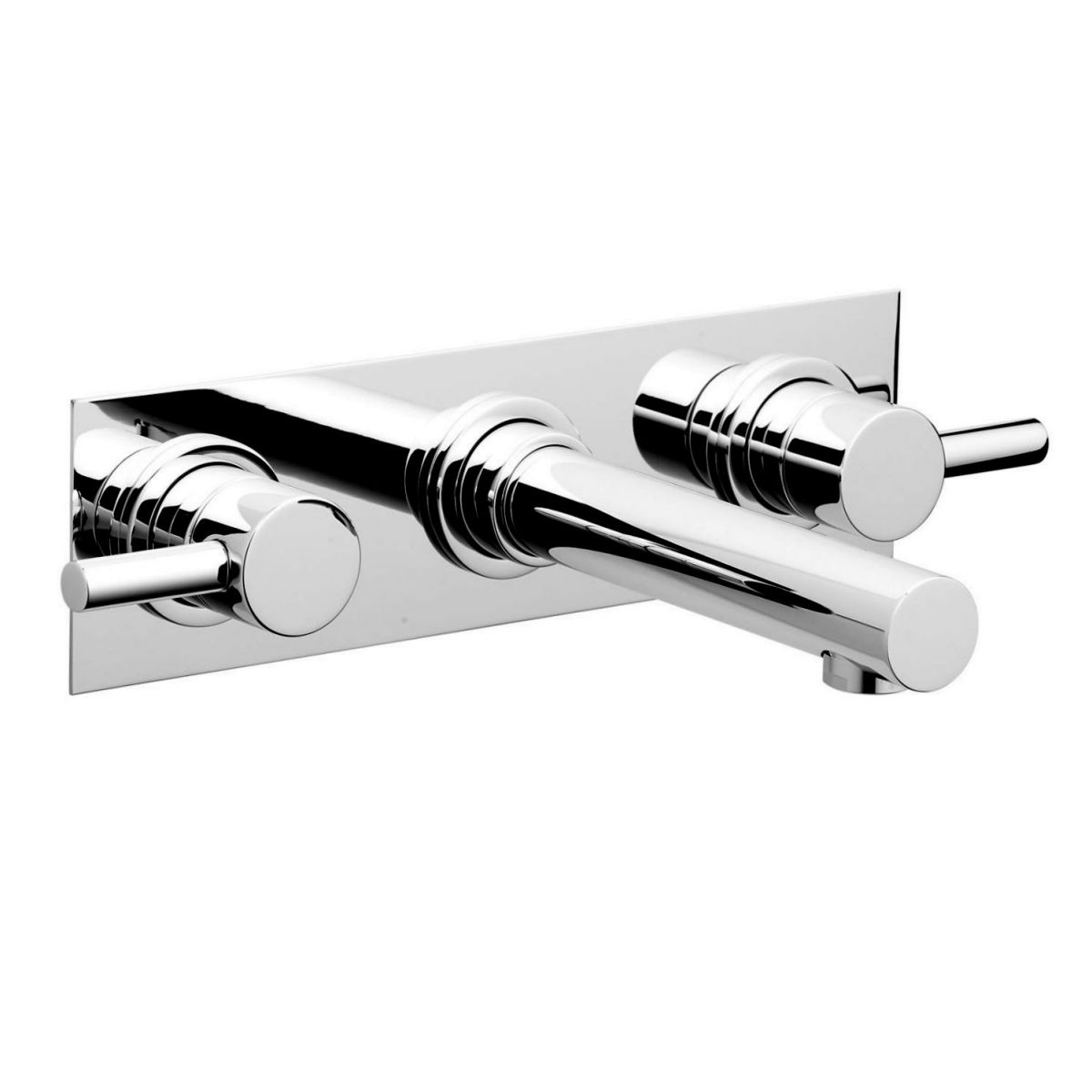 Swadling Absolute 3 Hole Wall Mounted Bath Tap