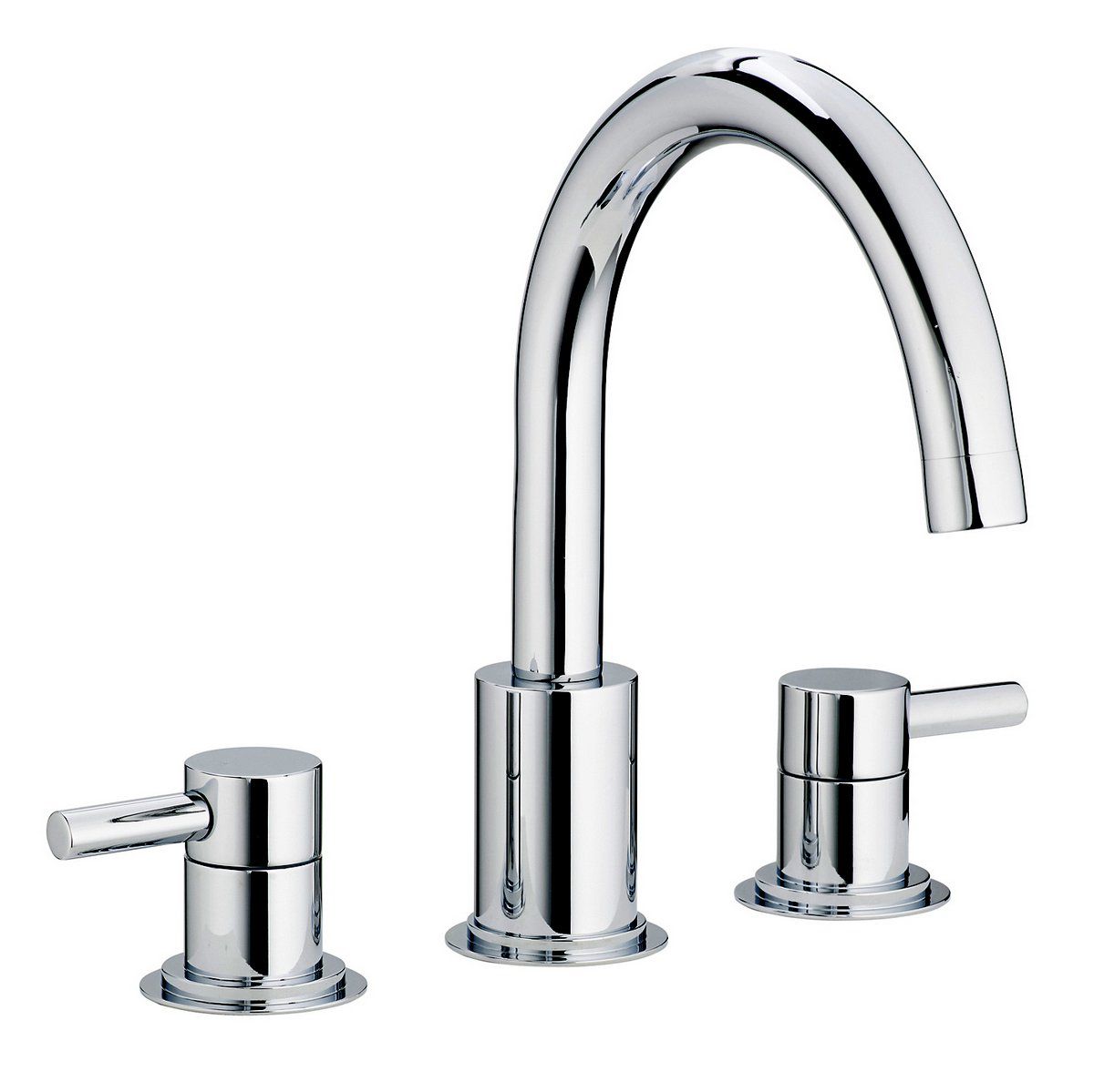Swadling Absolute Swan Neck Deck Mounted Basin Mixer