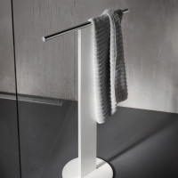 Keuco Universal Floorstanding Single Towel Rail