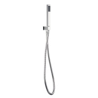 Crosswater Square Wall Outlet With Hose & Handset