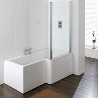 Carron Quantum Shower Bath With Screen & Bath Panel