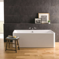 BC Designs Murali Back To Wall Freestanding Bath