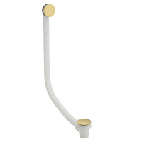 Crosswater Universal Brushed Brass Bath Click Clack Waste