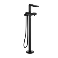 Riobel Parabola Freestanding Bath Mixer In Black