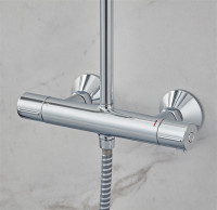Hansgrohe Vernis Blend Showerpipe 200 1Jet EcoSmart With Thermostat