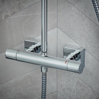 Hansgrohe Vernis Shape Showerpipe 230 1Jet EcoSmart With Thermostat