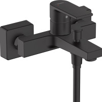 Hansgrohe Vernis Shape Single Lever Bath Mixer For Exposed Installation In Black