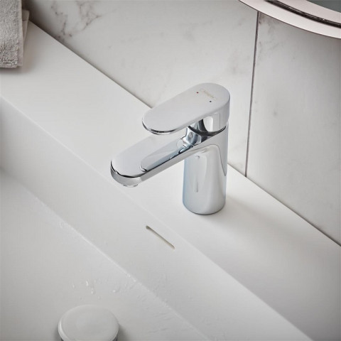 Hansgrohe Vernis Blend Single Lever Basin Mixer 100 Without Waste Set