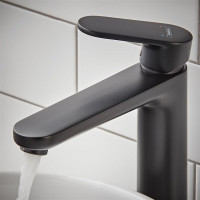 Hansgrohe Vernis Blend Single Lever Basin Mixer 190 Without Waste Set In Black
