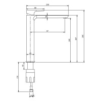 Villeroy & Boch Subway 3.0 Tall Single Lever Basin Mixer Chrome